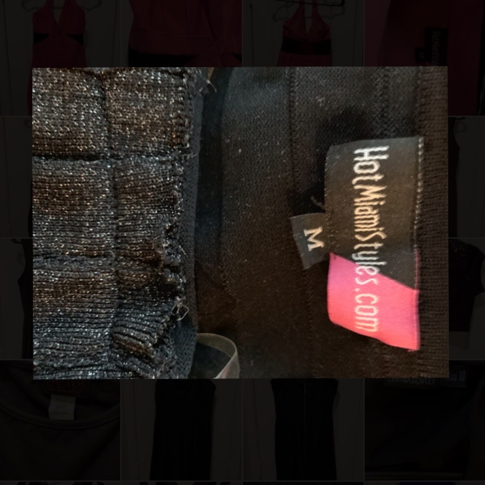 Black & gray club dress